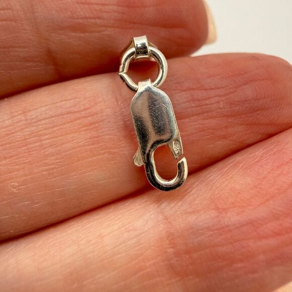 ~7.25" Thick cuban link bracelet, marked sterling silver and italy! - Picture 9 of 12